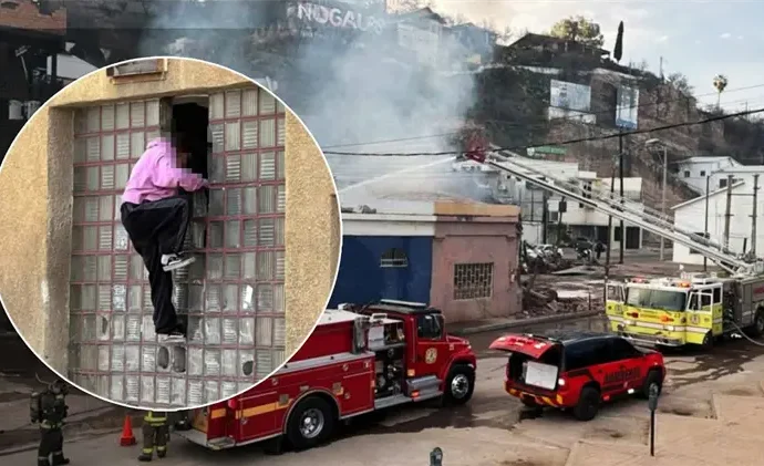 Incendio en edificio abandonado de Nogales habría sido provocado
