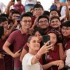 Sheinbaum anuncia beca universal para universitarios en Chiapas desde Palenque