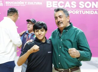 Lamarque destaca impacto de las becas de Durazo en jóvenes y deportistas sonorenses