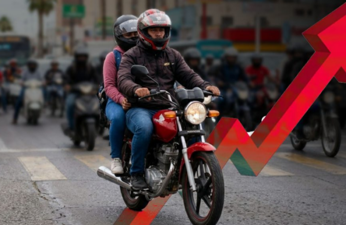Crece 177% el número de motocicletas en Sonora en cuatro años; altos costos y fallas en transporte impulsan aumento