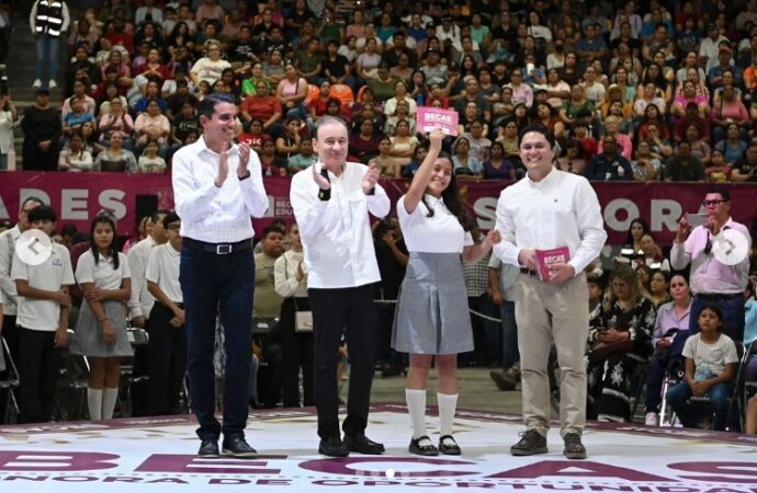 Entregarán becas a más de 41 mil alumnos de educación básica en Sonora con programa Sonora Oportunidades