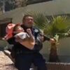 Policías de Hermosillo ayudan a niña tras picadura de viuda negra y se vuelven virales