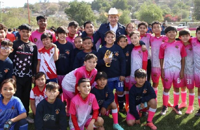 Durazo impulsa torneos escolares y lleva ambiente del Mundial 2026 a todo Sonora