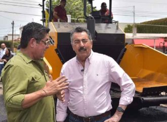 Impulsa Lamarque pavimentación en Cajeme con jornadas dobles y nueva maquinaria