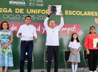 Durazo inicia entrega de más de 400 mil uniformes escolares gratuitos en Sonora
