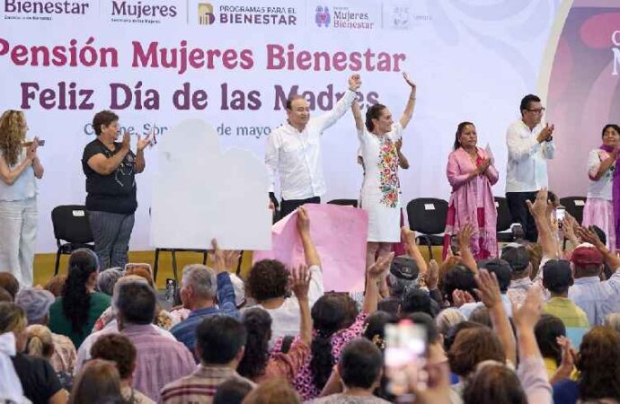 Mujeres de Cajeme agradecen apoyo de Durazo y Sheinbaum con Pensión Bienestar