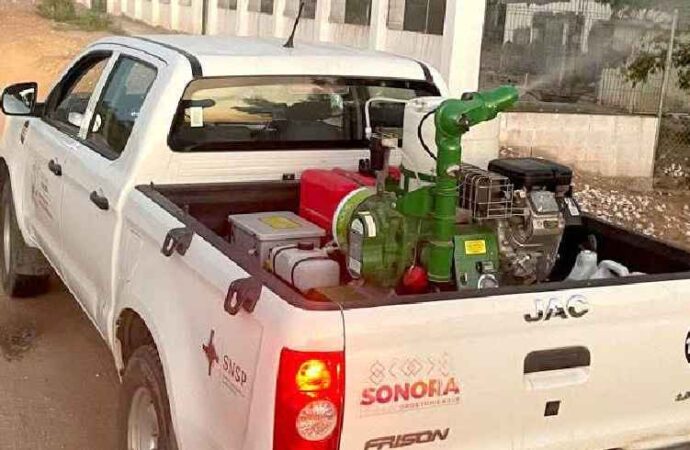 Fumigan colonias de Hermosillo para evitar proliferación de dengue