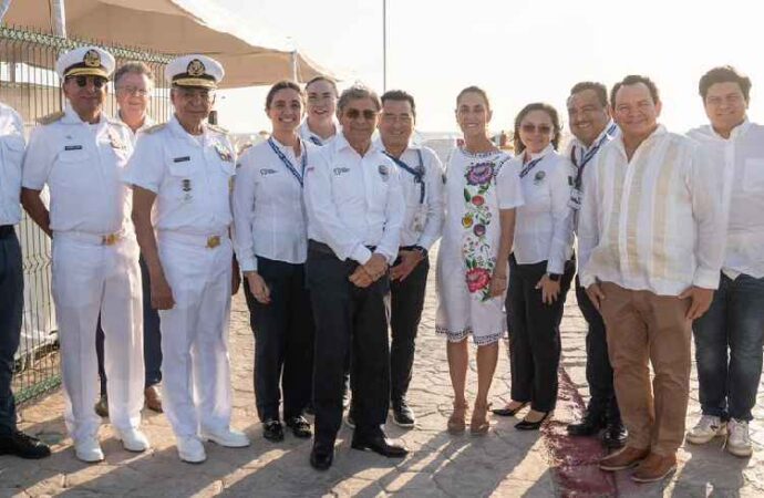 Sheinbaum cierra gira por el sureste con inauguraciones de hospitales, escuelas y obras sociales