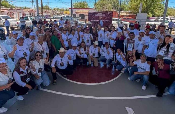 Morena ha instalado 47 comités municipales en Sonora