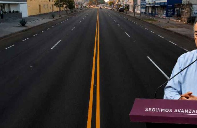 Lamarque impulsa rehabilitación de más de 220 kilómetros de calles en Cajeme