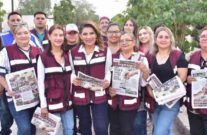 Escucha Lorenia Valles a vecinos de la Norberto Ortega