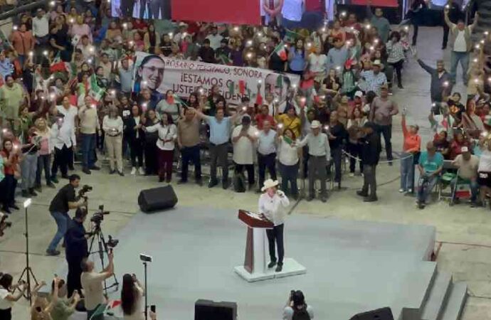 Durazo respalda a Sheinbaum a dos años de su triunfo: “Sonora seguirá caminando con su presidenta”