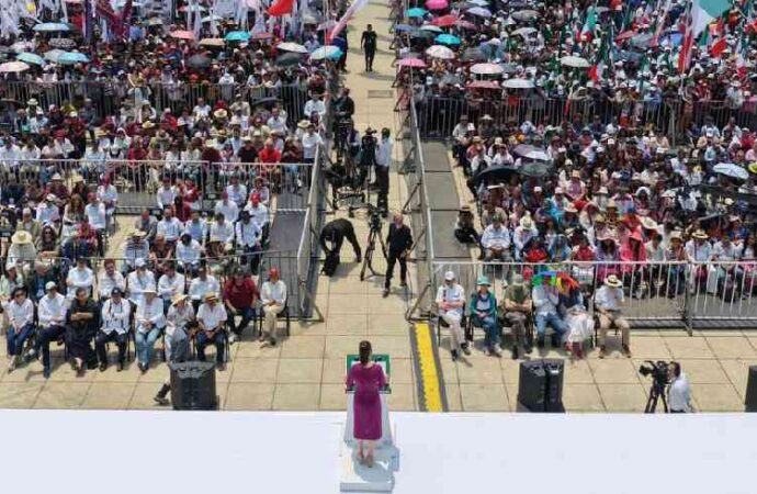 “México ya cambió y nadie detendrá la transformación”: Sheinbaum reúne a 850 mil y llama a defender la soberanía