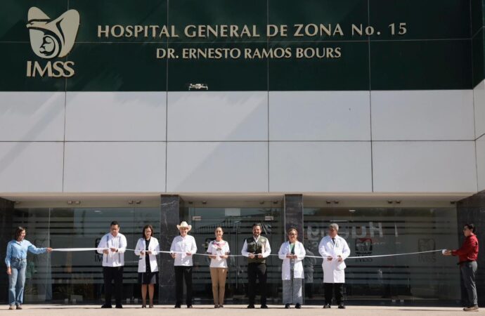 Claudia Sheinbaum y Alfonso Durazo inauguran nuevo hospital del IMSS en Hermosillo con inversión de más de 1000 mdp