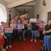 Se manifiestan integrantes del STAUS después de la última mesa de negociación