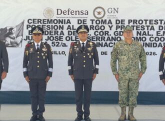 Rinde protesta nuevo coordinador de la GN en Hermosillo