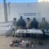 Guardia Nacional y Ejército Mexicano aseguran más de 102 kilos de droga y armamento en Sonora