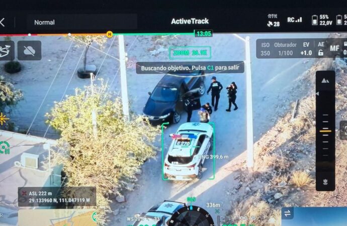 Capturan en Hermosillo a presunto robacarros tras ser ubicado por vigilancia aérea