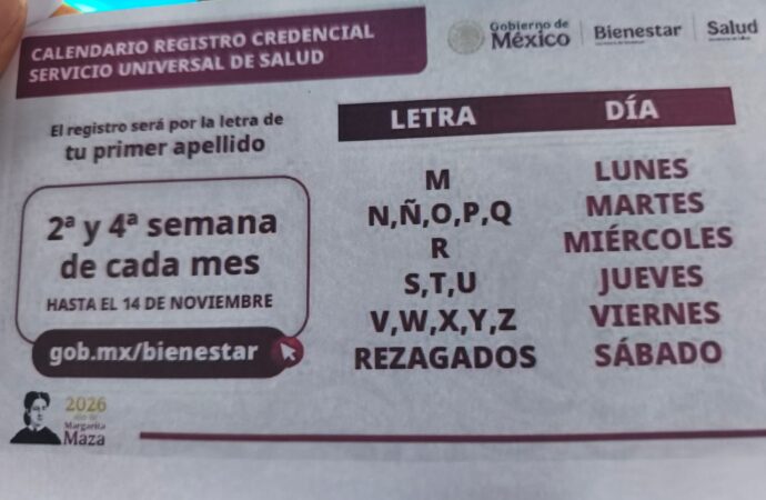 Inicia registro para credencialización del sector salud en Sonora
