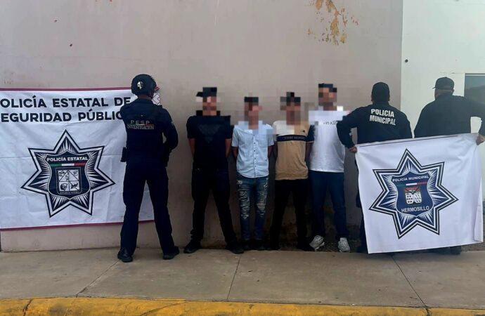 Detienen a menor armado tras persecución en Hermosillo