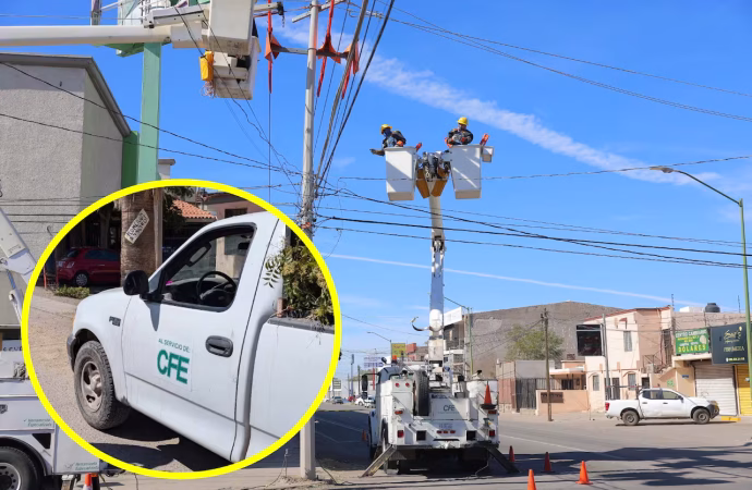 CFE anuncia corte de energía en dos colonias del sur de Hermosillo
