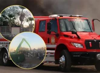 Bomberos controlan incendio de maleza al sur de Hermosillo