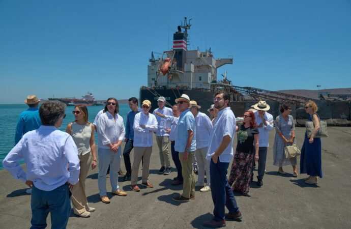 Embajadores de la Unión Europea visitan Puerto de Guaymas para explorar oportunidades de inversión