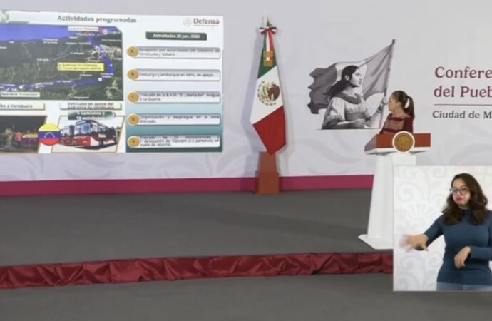 México despliega ayuda humanitaria en Venezuela tras terremotos; envía 250 rescatistas y 19 toneladas de insumos