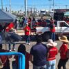 Integrantes de la CNTE se plantaron en la SEC para exigir acuerdos