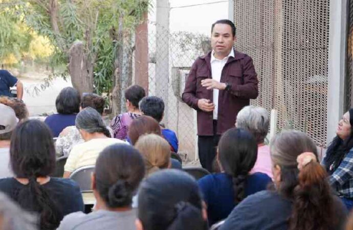 Heriberto Aguilar acusa a la derecha de apostar a la mentira y llama a defender la transformación desde las colonias