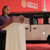 Sheinbaum presenta Olinia, el primer auto eléctrico mexicano