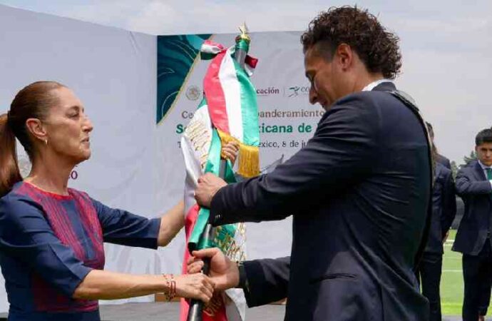Sheinbaum abandera a la Selección Mexicana rumbo al Mundial 2026