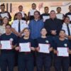 Tiene Navojoa 17 nuevos bomberos graduados de la Academia