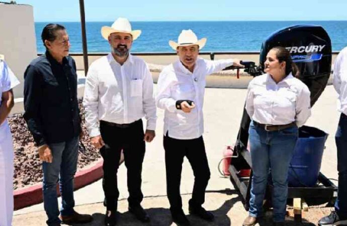Respalda Gobernador Durazo a más de 3 mil familias del sector pesquero con equipo renovado