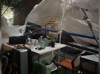 Vientos provocan daños a campamento de maestras de estancias