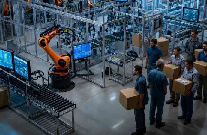 Automatización e IA desplazan empleos: prevén más recortes laborales en la industria