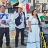 Integrantes de la etnia Pápago se suman a la protesta directoras de estancias infantiles