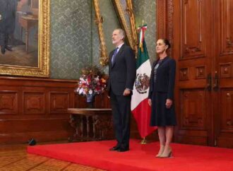 Sheinbaum recibe al rey Felipe VI en Palacio Nacional para fortalecer la relación México-España