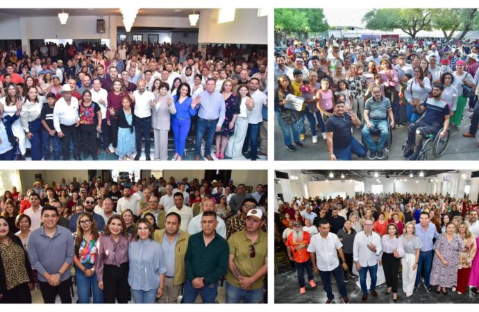 Lorenia Valles lleva al norte de Sonora su defensa del segundo piso de la 4T