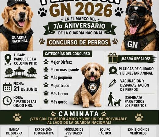 Invita Guardia Nacional a celebrar su 7.º aniversario en Sonora