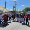 Maestros del sur de Sonora se manifiestan en Hermosillo