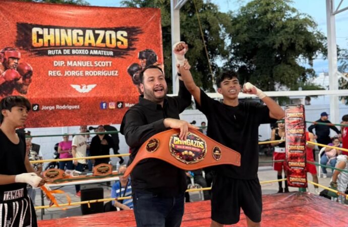 Impulsa Manuel Scott el boxeo como herramienta para alejar a jóvenes de conductas antisociales