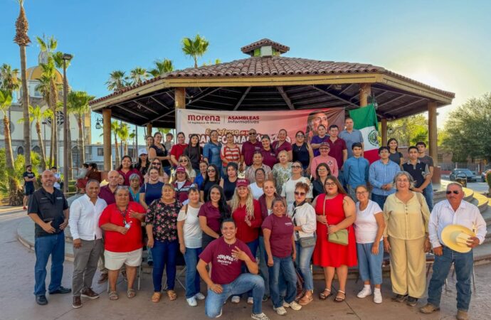 Lleva Morena Sonora asamblea informativa a Santa Ana