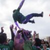 Fan Fest del Zócalo celebra triunfo de México sobre Corea del Sur bajo la lluvia