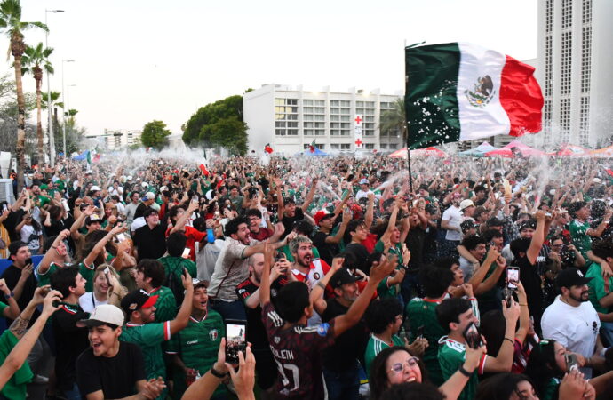 Astiazarán reúne a 6,500 aficionados para ver el México-Inglaterra; reportan saldo blanco
