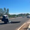 Lluvias provocan dos socavones en Hermosillo; vehículos resultan con daños