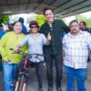 Entregan bicicletas a residentes de San Pedro el Saucito
