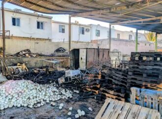 Incendio en la Central de Abastos deja pérdidas totales en negocios y daños en 15 viviendas de Hermosillo