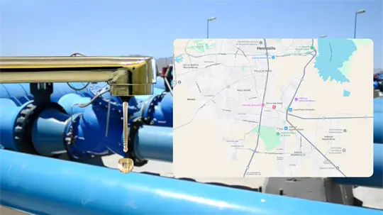 Prevén baja presión e intermitencias en el servicio de agua al sur de Hermosillo por ajustes en el Acueducto Independencia