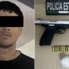 Capturan a joven con arma y presunta metanfetamina durante operativo en Hermosillo